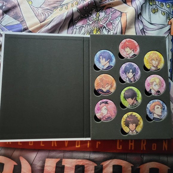 Uta no Prince-sama 10 Can Badge Pin Set + Matching Display Binder - Picture 3 of 6